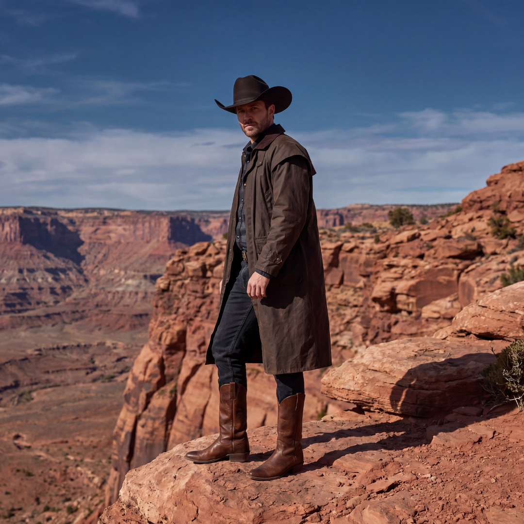 Black Felt Western Cowboy Hat Yellowstone Style