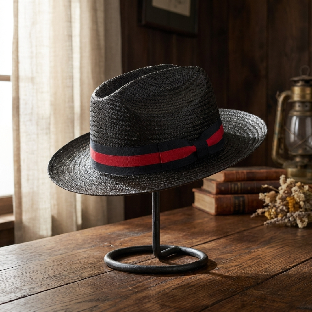 Miller Ranch Patriotic Straw Fedora Hat