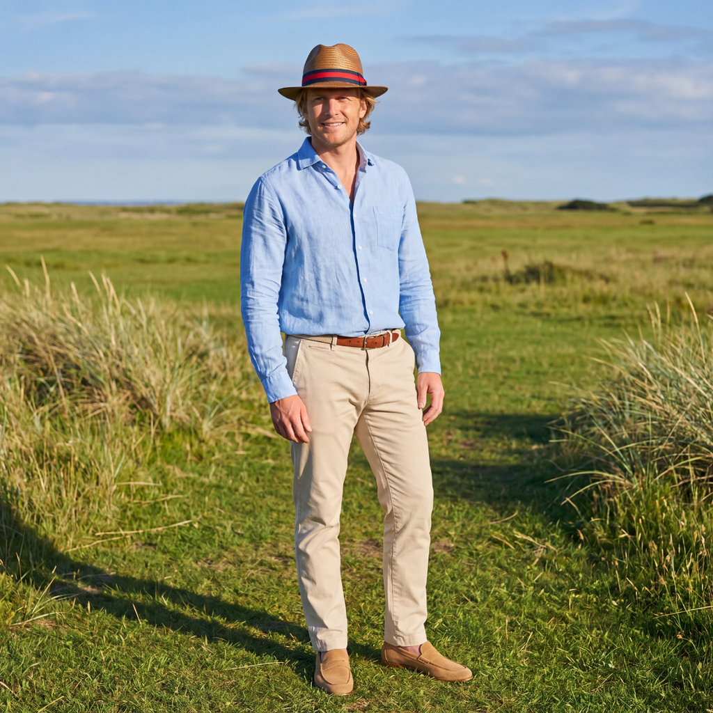 Miller Ranch Patriotic Straw Fedora Hat